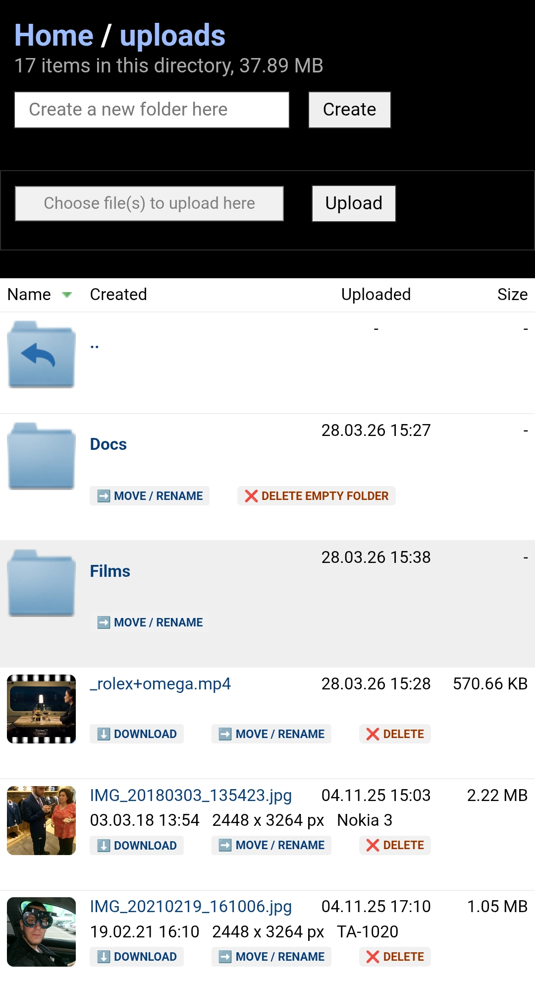 http192168 PHP File manager